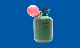 helium tank with balloon