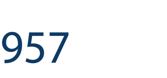 nine hundred and fifty seven