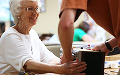 Repairing radio at fix-it clinic