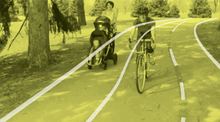 Bike and walk multi-use trails image