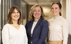 commissioner edelson with staff inside