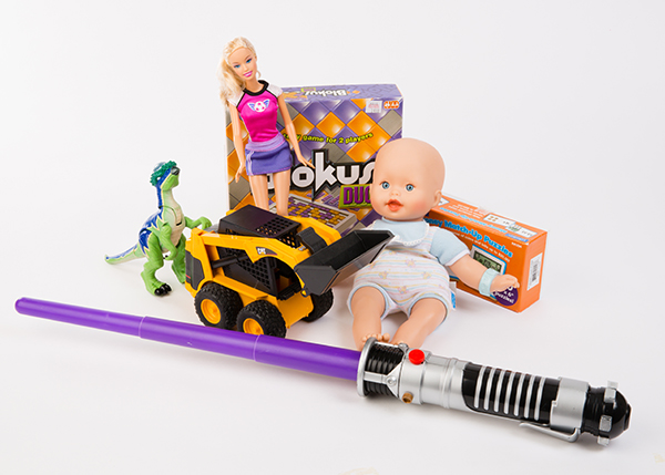 variety of children's toys