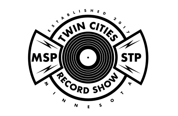 twin cities record show words with a drawing of a record in the middle