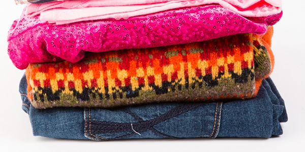 close-up look at clothing