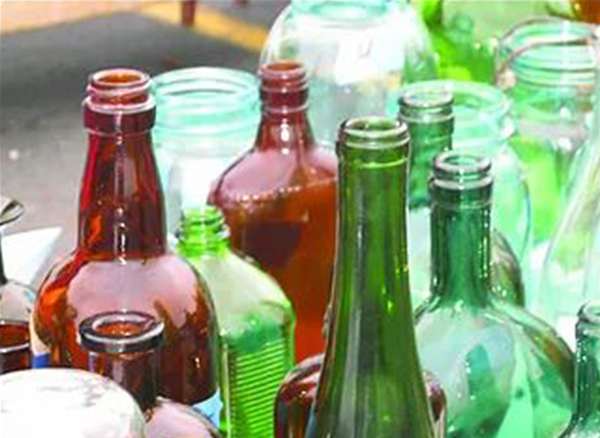 Various glass bottles