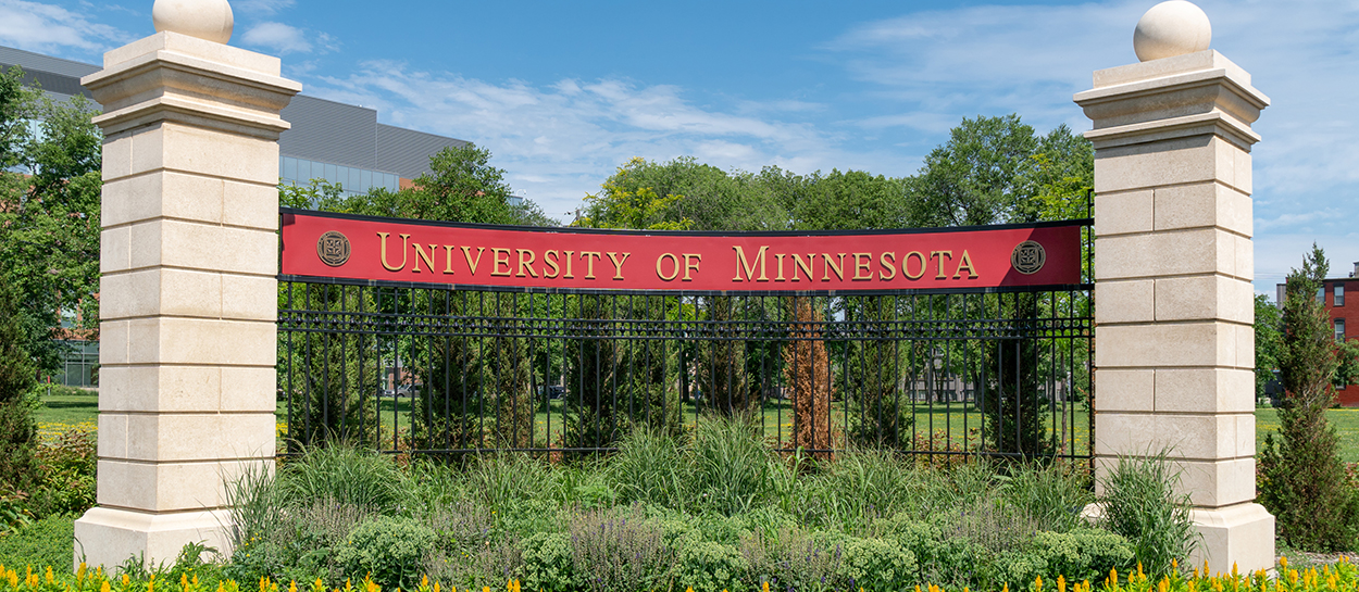 University of Minnesota sign