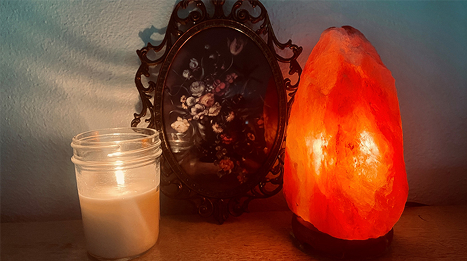 Candle burning