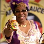 Chef Flo-k, founder of Afric Sauce