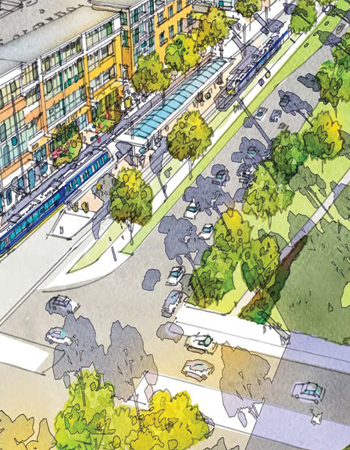 rendering of proposed intersection