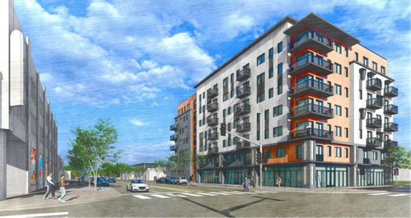 An illustration of the Viva building.