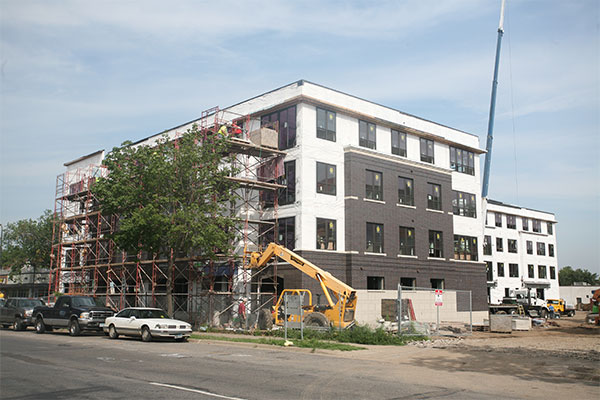 apartment building under construction