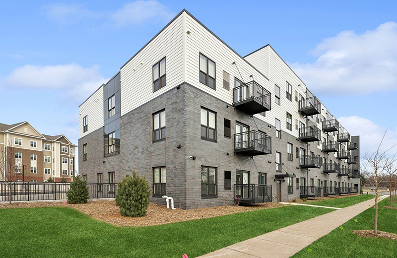 outside of wangstad commons building